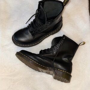 Dr. Martens Black Combat Boots